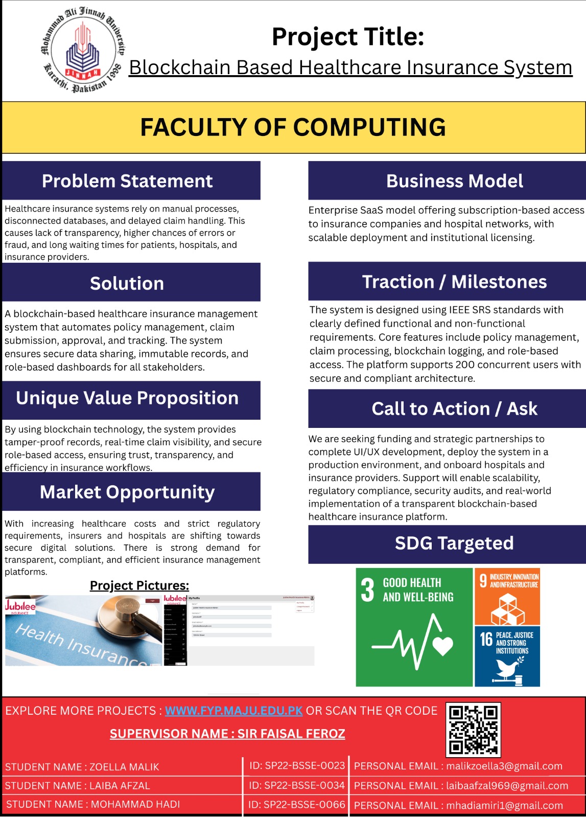 Blockchain Based Healthcare Insurance System